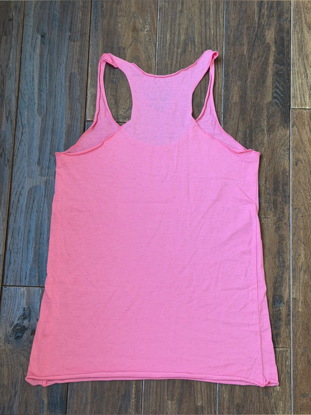 Forever 21 Pink Boho Flamingo Graphic Racerback Tank Top - Picture 3 of 4
